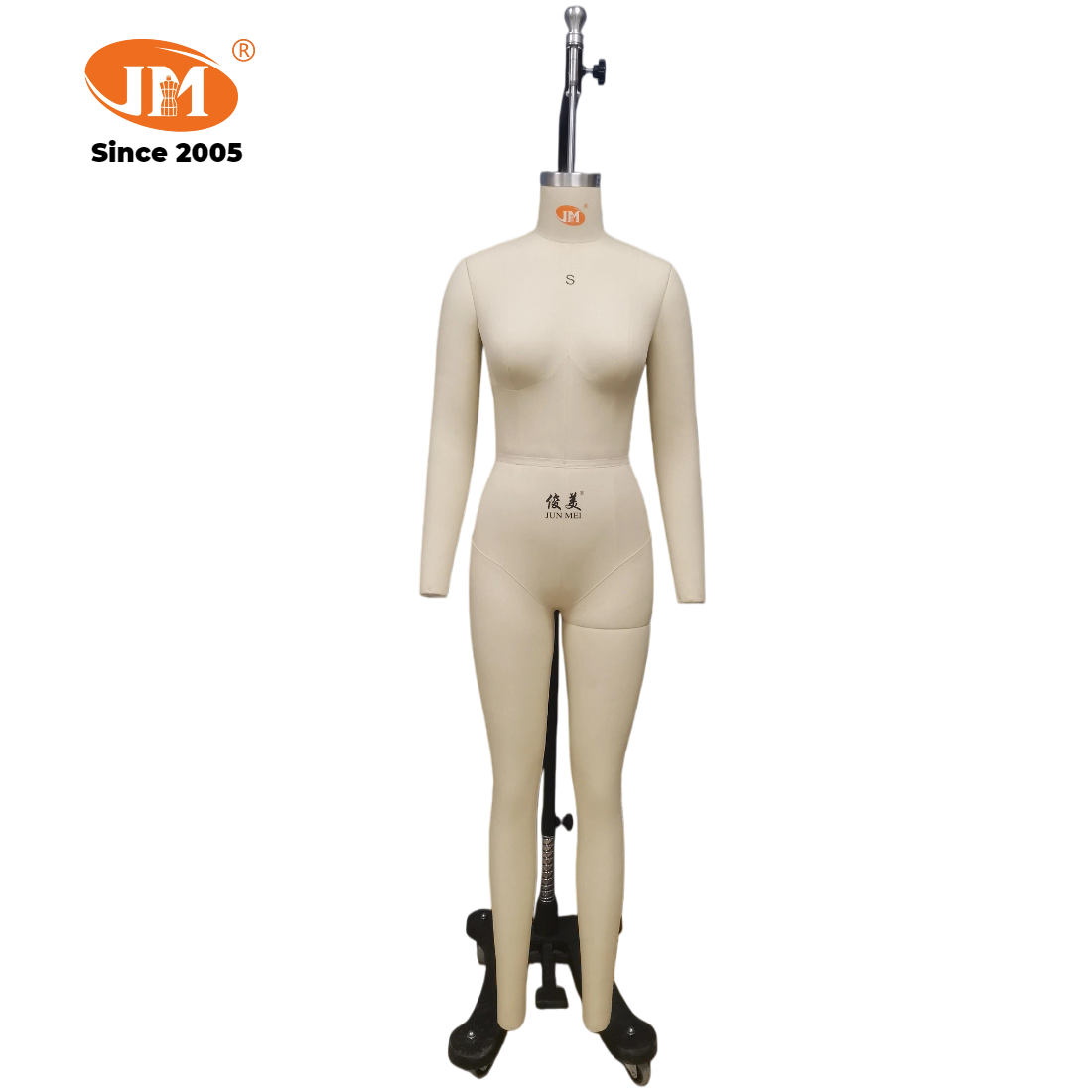 JUNMEI Professional Female Full Body Dress Form with Arms & Legs, S Size, for Pattern Making & Tailoring (20+ Years Factory)