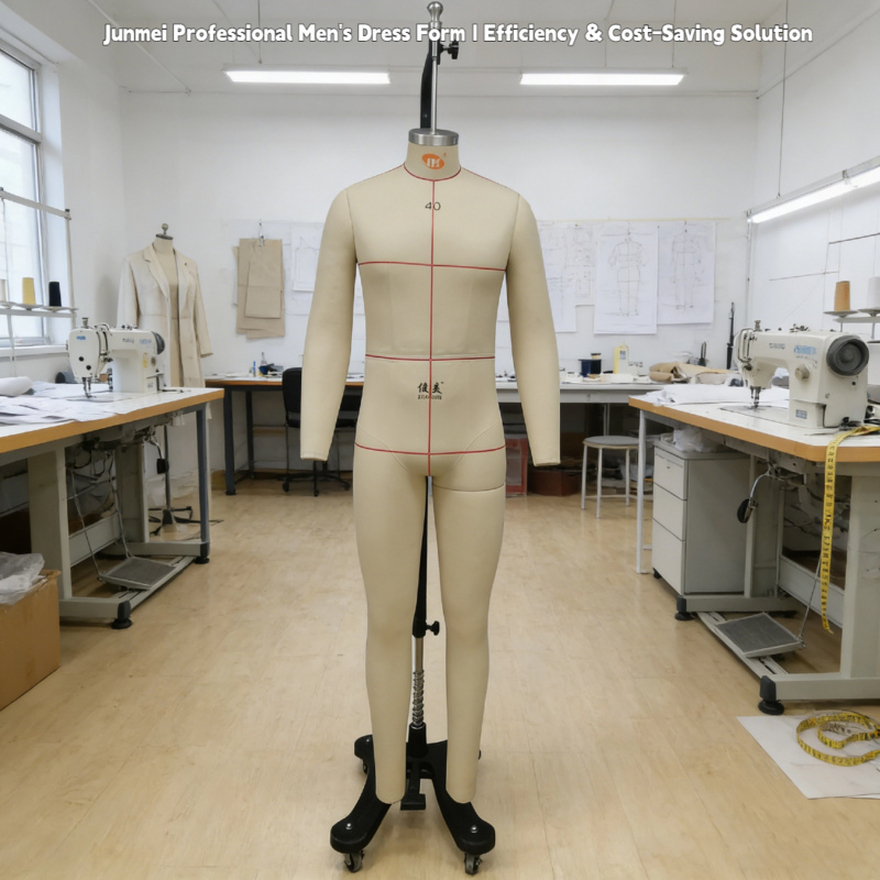 Professional Tailor Full Body Mannequin, Western Standard Size M Male Dress Form