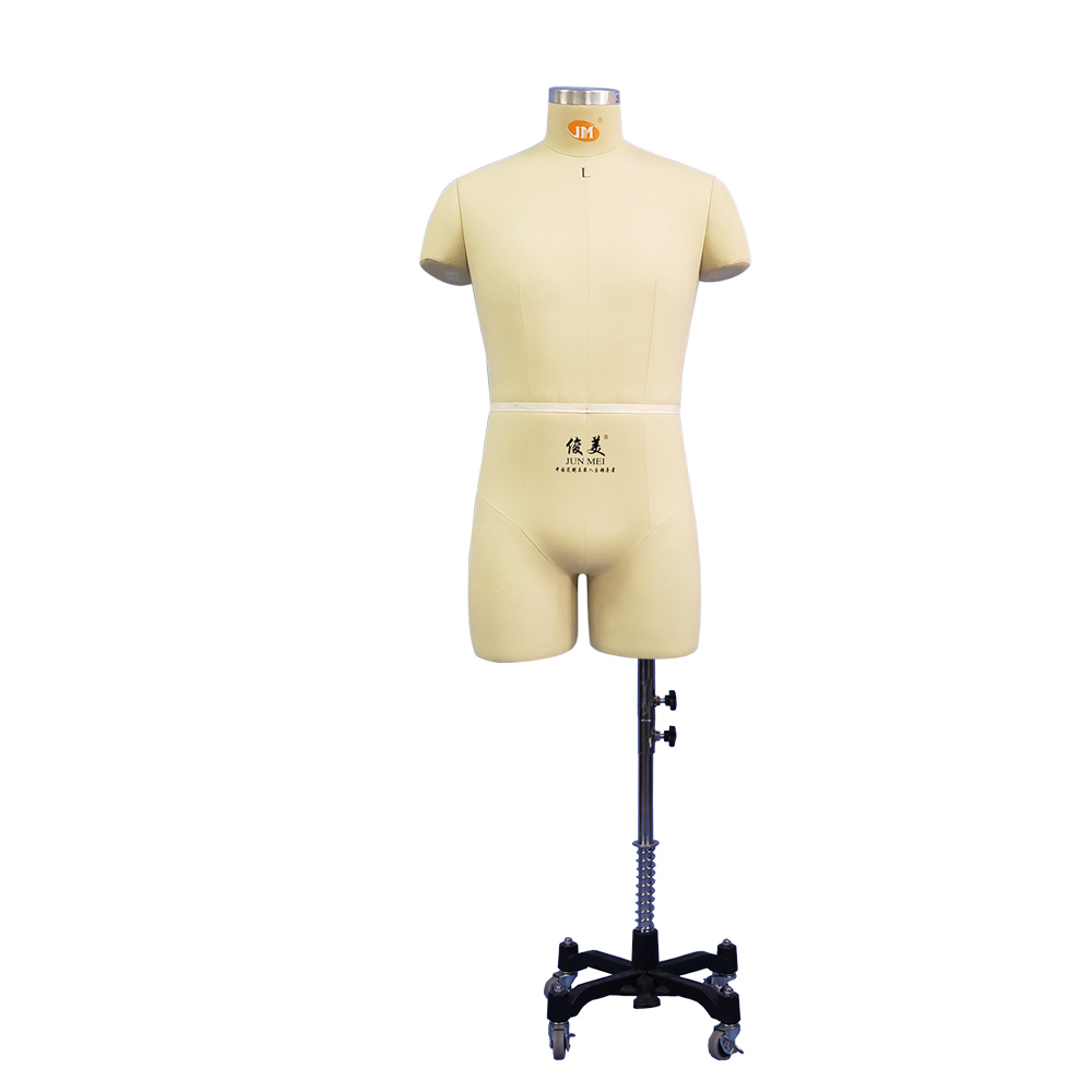 Junmei Professional Half Leg Male Dress Form Sewing Mannequin For Clothes Size L