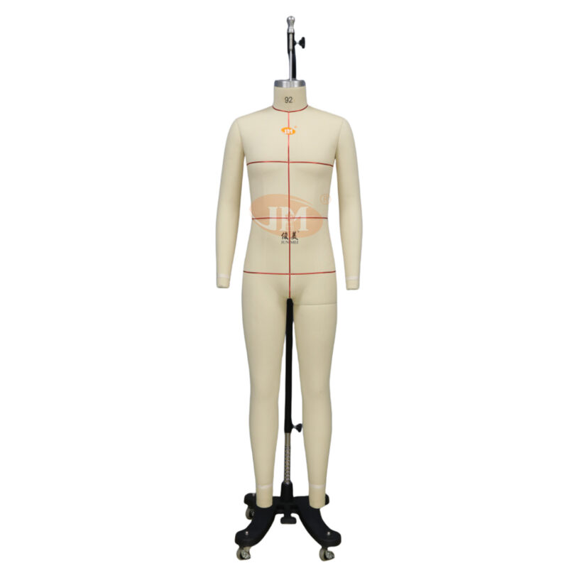 Hot sale Junmei CN size 92 male full body dress form tailoring mannequin with collapsible shoulders for dress makers